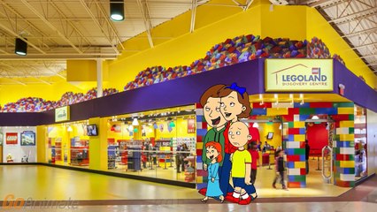 Caillou has a temper tantrum at the mall/grounded