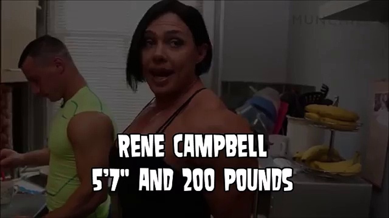 World's Largest Female Bodybuilders; Rene Campbell