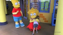 The Simpsons Meet and Greet at Universal Studios Florida - Universal Orlando Resort HD 1080p