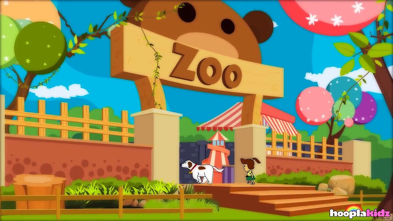 The Zoo Song | Were Going to the Zoo Nursery Rhymes by Hooplakidz