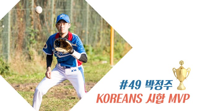 20160220 KOREANS 試合 MVP #49 박정주