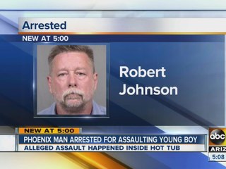 Man accused of assaulting young boy in hot tub