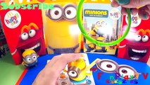 NEW Minions 2015 - McDonalds Happy Meal Toys US Peppa Pig Despicable Me Minions Banana Madness