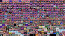 25 years of The Simpsons couch gags (554 episodes) at the same time (full)
