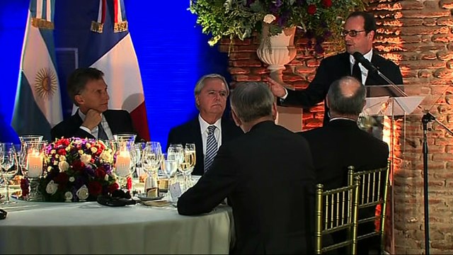 Toast du président de la République lors du dîner d'Etat en Argentine