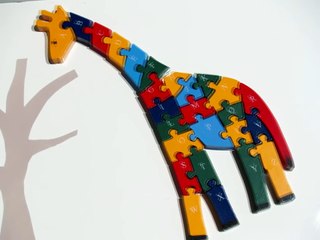 Çocuk şarkıları İngilizce alfabe şarlısı Zürafa puzzle