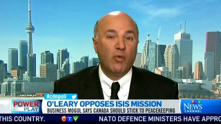 Kevin O'Leary PEACEKEEPING is Canada's legacy not War Mongers