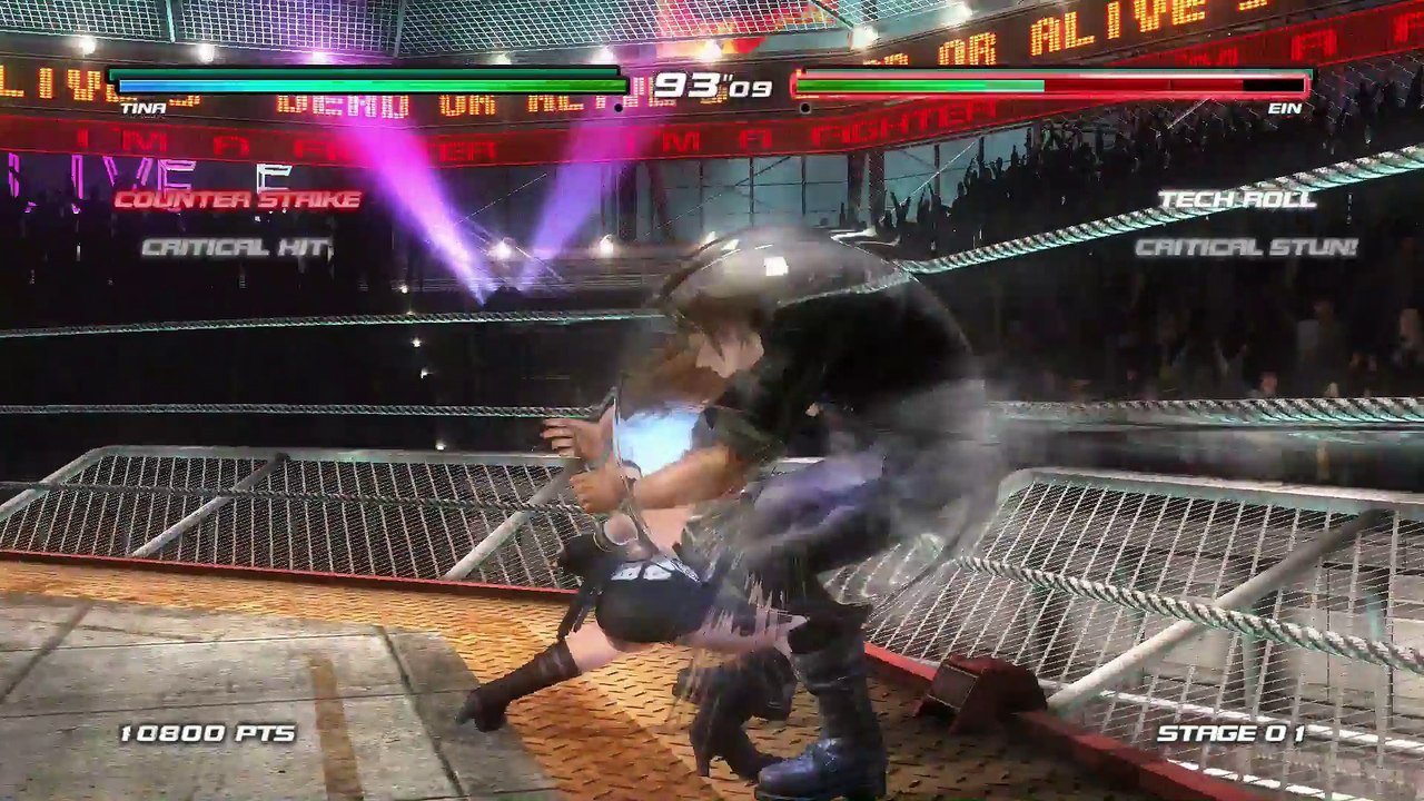 DEAD OR ALIVE 5 LAST ROUND PS4 ARCADE TAG TRUE FIGHTER - TINA & SARAH NAKED