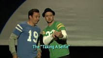 Evolution of End Zone Dancing (w  Jimmy Fallon & Justin Timberlake) (Late Night with Jimmy Fallon)