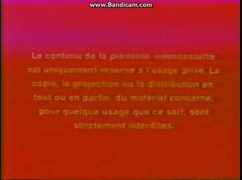 Opening To Robin Des Bois (Robin Hood) 1984 VHS (Canadian-French Copy)
