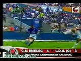 Emelec 4 - Liga de Quito 3 - (Resumen del partido 25 Febrero 2007)