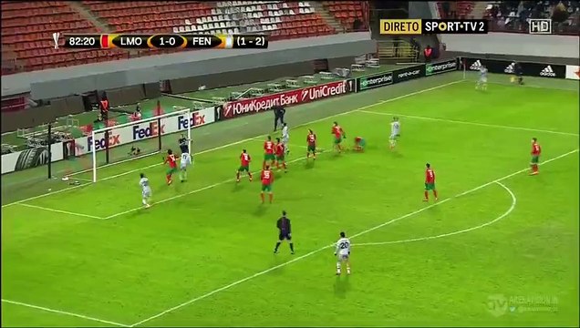 GOOOAL Mehmet Topal Goal HD - Locomotiv Moscow 1-1 Fenerbahce 25.02.2016 HD