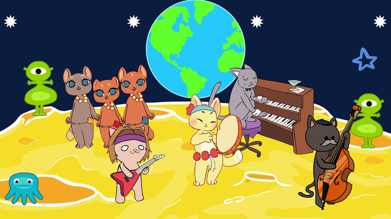 Police - Waking On The Moon - Cartoon