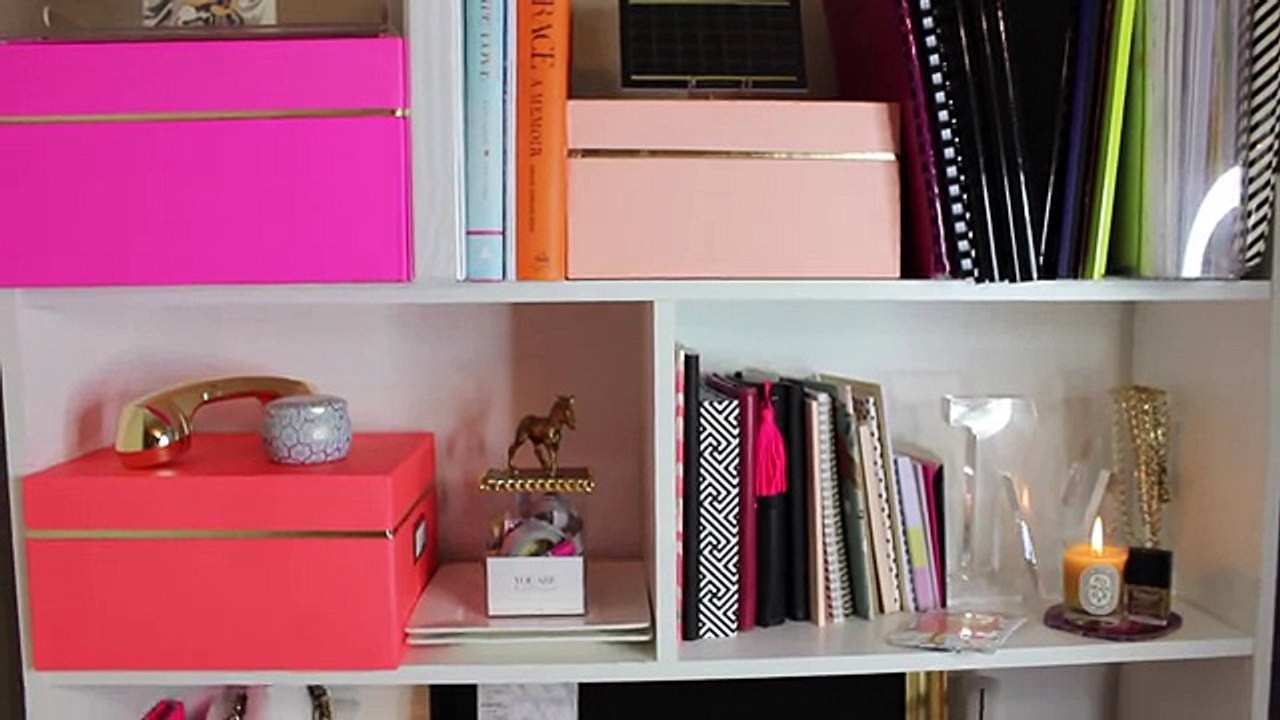 Desk Tour 2016! Home Office Organization + DIY Accessories