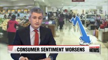 Korea's consumer sentiment worsens for third straight month in February