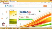 How To Book Freedom251 India's Cheapest Smartphone only @ Rs 251 (specifications )