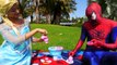 Spiderman vs Joker vs Frozen Elsa - Spiderman Poisoned - Fun Superhero Movie in Real Life