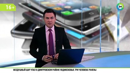 Опасный эксперимент_ батарею смартфона проткнули ножом