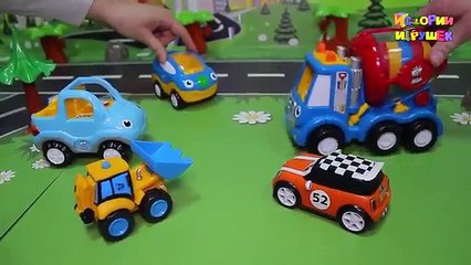 Мультфильмы для детей - Машинки играют в прятки. Развивающий мультик.