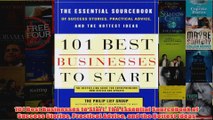 Download PDF  101 Best Businesses to Start The Essential Sourcebook of Success Stories Practical Advice FULL FREE