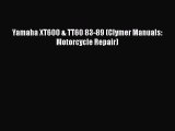 Ebook Yamaha XT600 & TT60 83-89 (Clymer Manuals: Motorcycle Repair) Read Full Ebook