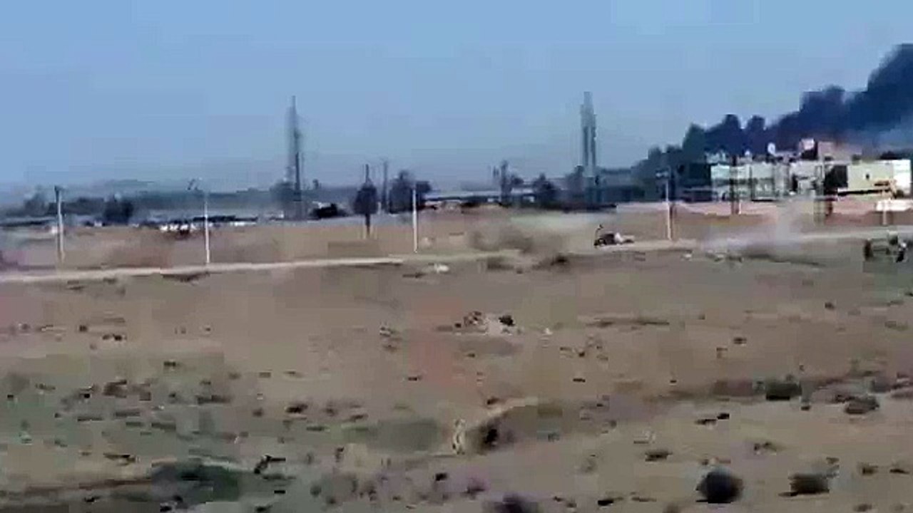 YPG destroyed ISIS carbomb in Shadadi. Cizire Canton, Hasakah- 21th Feb 2015