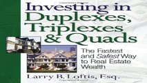 Read Investing in Duplexes  Triplexes  and Quads  The Fastest and Safest Way to Real Estate Wealth