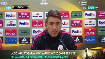 Denizli ve Muslera'nın açıklamaları! Bölüm 1