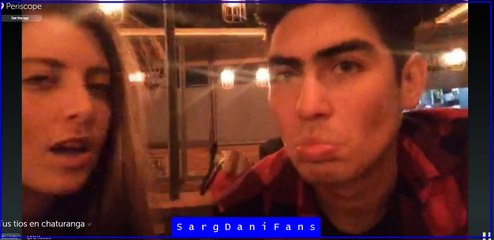 Periscope Danielle Clyde​ con su amigo #JorgeVillalobos...Cd.De Mex feb 24-2016