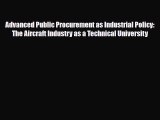 [PDF] Advanced Public Procurement as Industrial Policy: The Aircraft Industry as a Technical