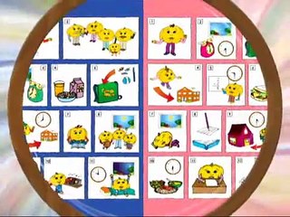 Learn Basic English 3rd Person Daily Actions 6 - Fun Kids English Vocabulary with Pumkin.c