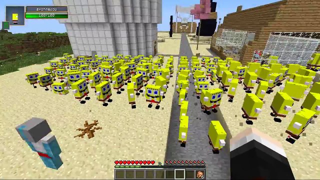Minecraft | SPONGEBOB MOD! (I Saved Bikini Bottom!) | Mod Showcase