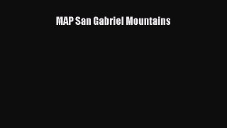 Download MAP San Gabriel Mountains PDF Free