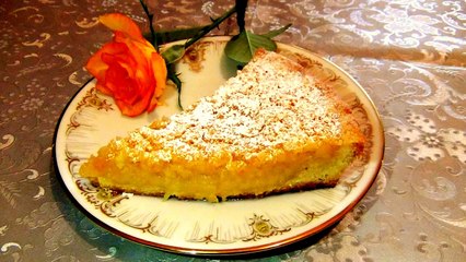 Лимонно-Яблочный Пирог из Песочного Теста