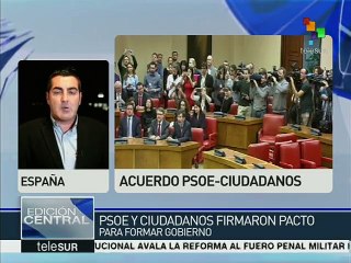 España: PSOE pacta con Ciudadanos para formar gobierno