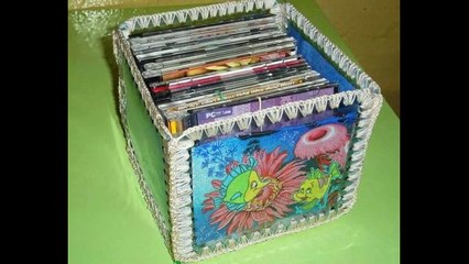 Шкатулки из пластиковых бутылок