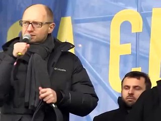 Арсеній Яценюк звернувся до захисників Майдану