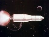 NASA film from 1962 showing an early version of the Apollo lunar mission concept