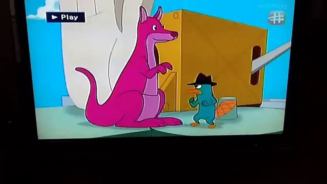 Phineas and Ferb - Doof's Head Bounces Down and Slides to the End REUPLOAD