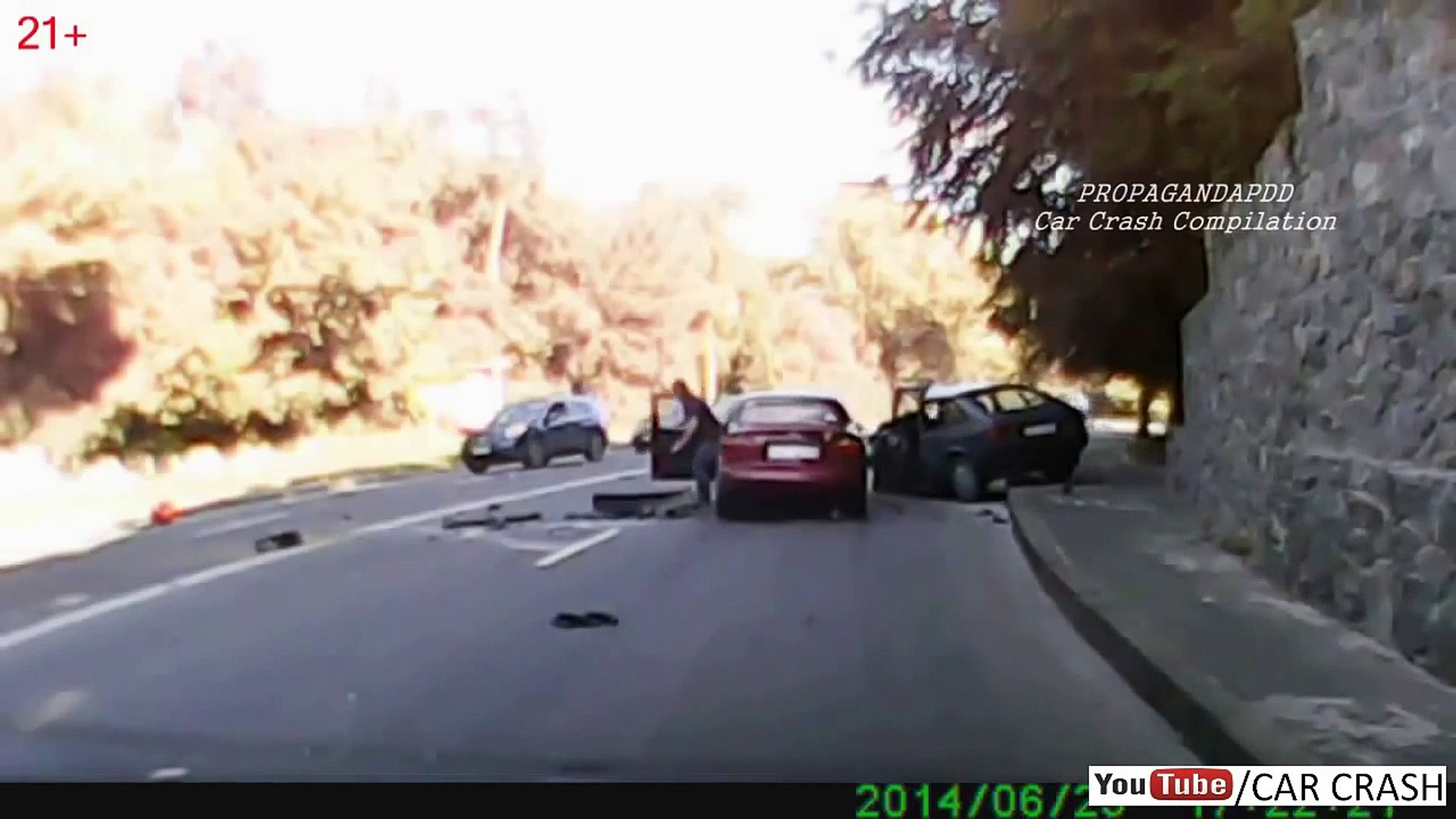 Bad Car Crashes Caught on camera 2014 - 2015 - TOP 50 #5 - video Dailymotion