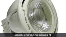 Ampoule led GU5,3, 12V, 7W, 510 lm, 30°, blanc neutre