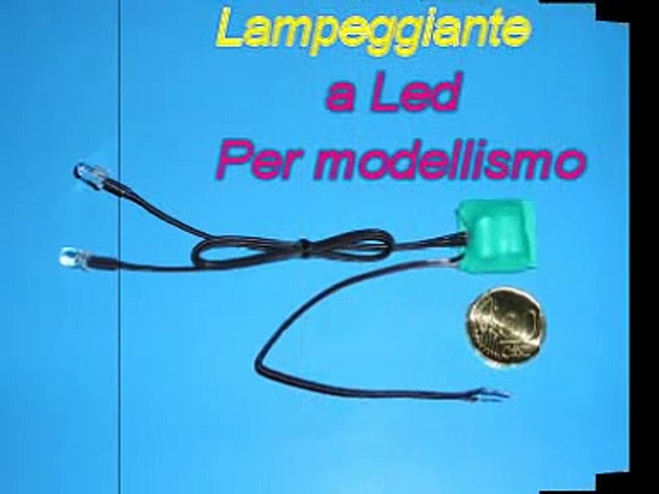 Lampeggiante Led modellismo aereo, elicottero, treno,auto rc