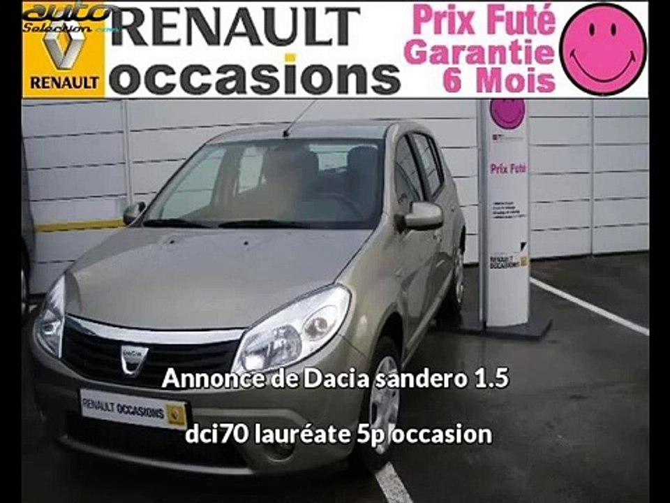 Dacia sandero occasion visible à Lons-le-saunier présentée par Renault lons-le-saunier