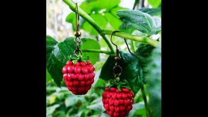 Серьги из соленого теста