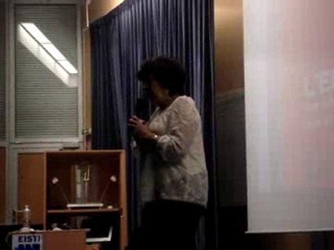 MoDem - Corinne LEPAGE à Cergy avec M'barek MARIR