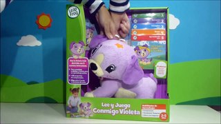 Read With Me Violeta Violeta Lee y Juega Conmigo Lis Avec Violette LeapFrog