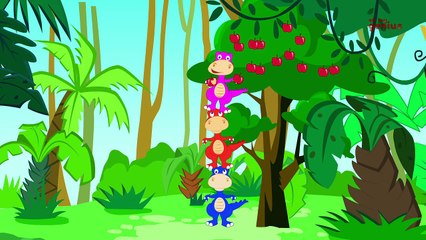 Five Little Dinosaurs | Five Little Series | Original Nursery Rhyme