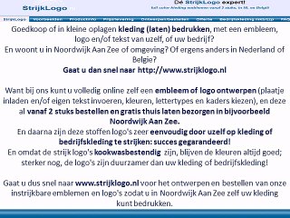 Kleding bedrukken Noordwijk Aan Zee