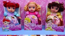 NEW Disney Princess Baby & Toddler Dolls The Little Mermaid Ariel, Belle & Aurora Doll Crib