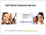 Call Yahoo Customer Service Anytime For Yahoo Account Issues